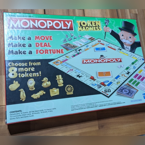 Monopoly Token Madness Board Game Brand New Sealed - Picture 6 of 6